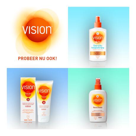 Vision Zonnebrand SPF30 Spray 180 ML