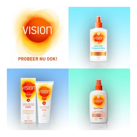 Vision Zonnebrand SPF30 Spray 180 ML