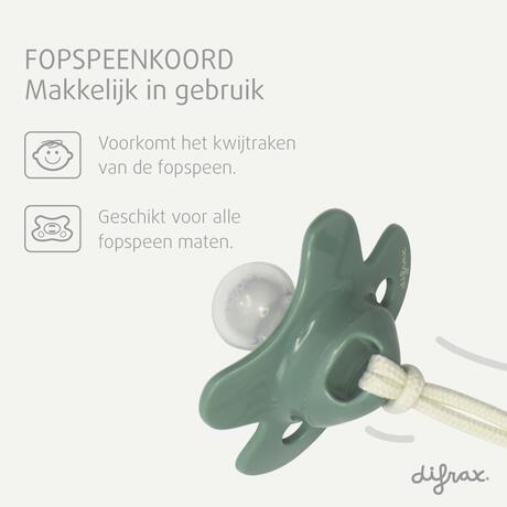 Difrax Speenkoord Caramel 1 Stuks