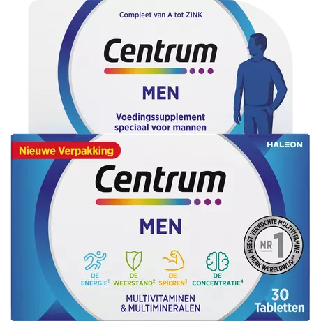 Centrum Men Multivitaminen Tabletten 30 stuks