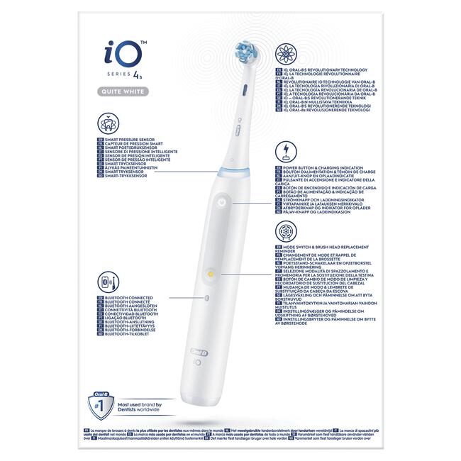 Oral-B iO 4S Wit Elektrische Tandenborstel By Braun