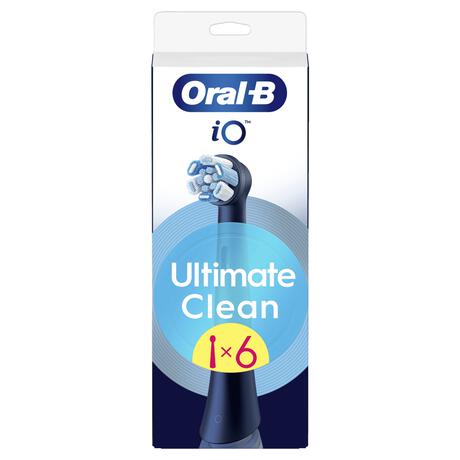 Oral-B iO Ultimate Clean Opzetborstels Zwart 6 Stuks