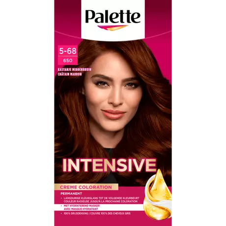 Poly Palette Intensive Crème Coloration Haarverf 650 Kastanje Middenbruin