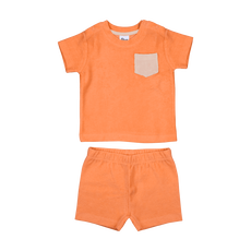 Etos Badstof Set Oranje Maat 74/80 