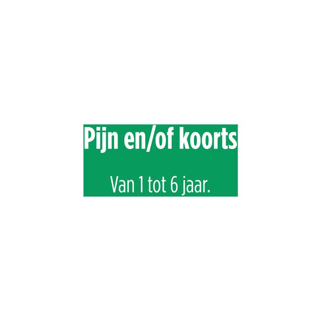 Panadol Junior Zetpillen 250 mg Paracetamol voor kinderen van 1 tot 6 jaar 10 stuks