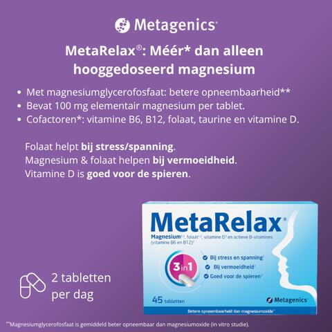 MetaRelax 45 tabletten