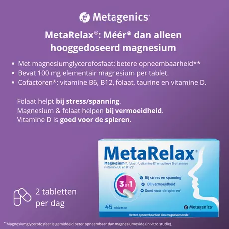 MetaRelax 45 tabletten