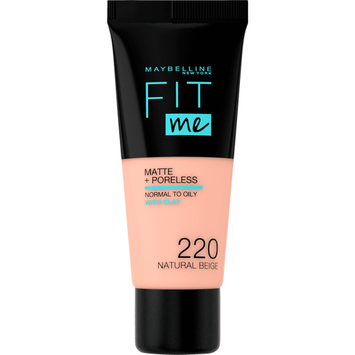 Maybelline New York Fit Me Matte+Poreless Foundation 220 Natural Beige 30 ML