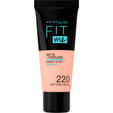 Maybelline New York Fit Me Matte + Poreless Foundation 220 Natural Beige 30 ML