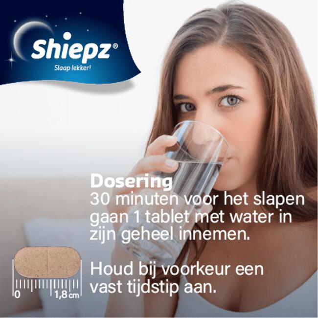 Shiepz Nachtrust 8 uur 30 tabletten