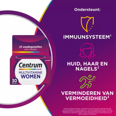 Centrum Women Multivitaminen Tabletten 30 stuks