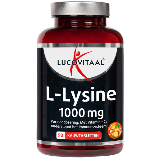 Lucovitaal L-Lysine 1000 mg Kauwtabletten 90 stuks