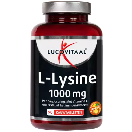 Lucovitaal L-Lysine 1000 mg Kauwtabletten 90 stuks