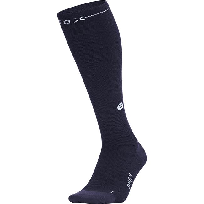 STOX Daily Socks Men - Dark Blue / Grey - M1 - 1 Paar
