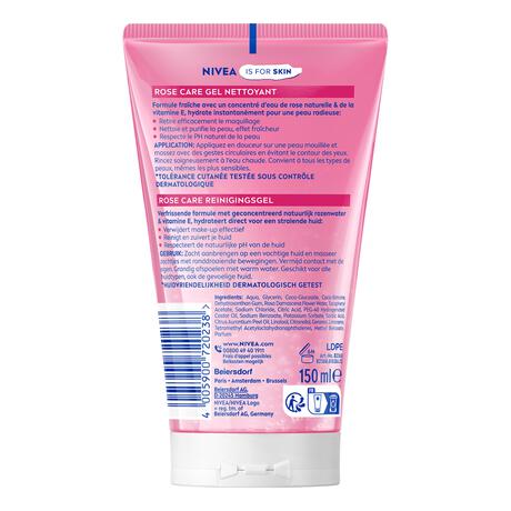NIVEA Rose Care Micellair Reinigingsgel 150 ML