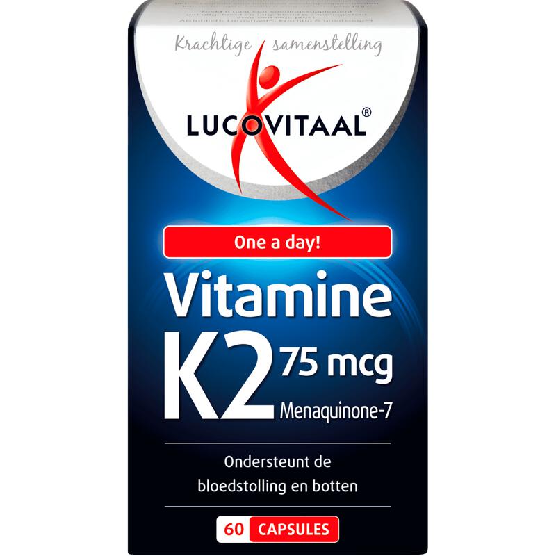 Lucovitaal Vitamine K2 75 mcg Capsules 60 stuks