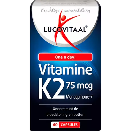 Lucovitaal Vitamine K2 75 mcg Capsules 60 stuks