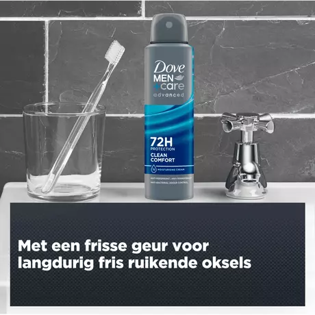 Dove Men+Care Advanced Clean Comfort Anti-Transpirant Deodorant Spray 150 ML