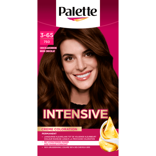 Poly Palette Intensive Crème Coloration Haarverf 750 Chocolade Bruin