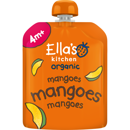 Ella's Kitchen Bio Knijpfruit Mango 4+ Maanden 70 gram
