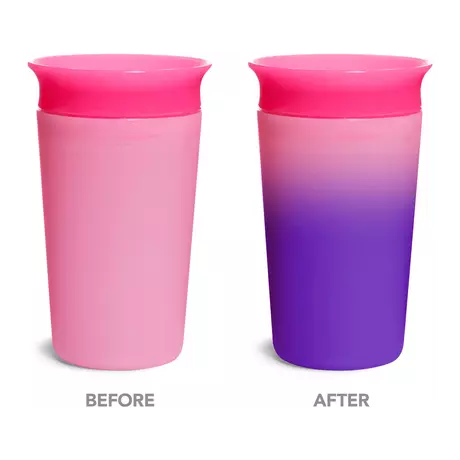Munchkin Miracle 360° Color Changing Anti-Lek Drinkbeker Roze