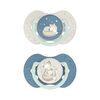 Difrax LOVI Dynamic Fopspeen 18M+ Night &amp; Day Boy 2 stuks