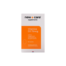 New Care Vitamine D3 75mcg Capsules 100 stuks