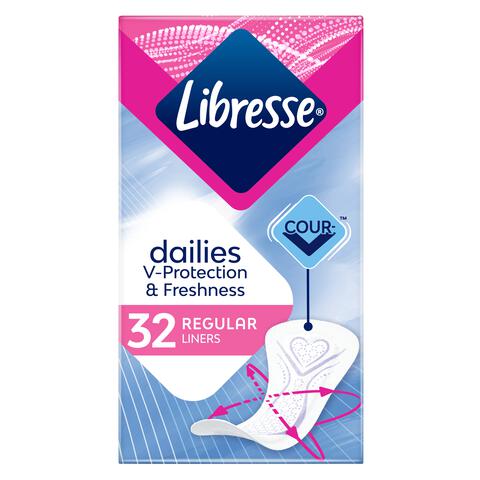 Libresse Dailies Inlegkruisjes Normal 32 stuks