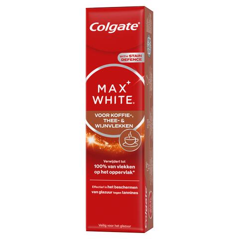 Colgate Max White for Coffee, Tea and Wine Stains Tandpasta 75 ML