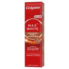 Colgate Max White for Coffee, Tea and Wine Stains Tandpasta 75 ML
