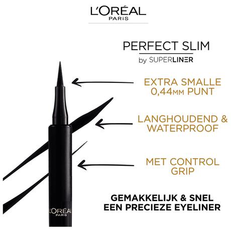 LÓréal Paris Superliner Perfect Slim Eyeliner Pen Zwart