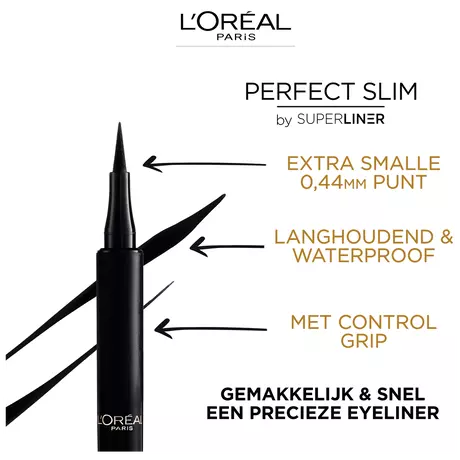 L'Oréal Paris Superliner Perfect Slim Eyeliner Pen Zwart