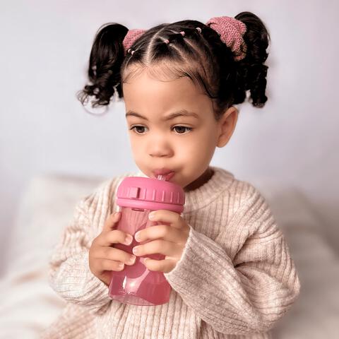 Difrax Anti Lek Rietjes Beker Raspberry