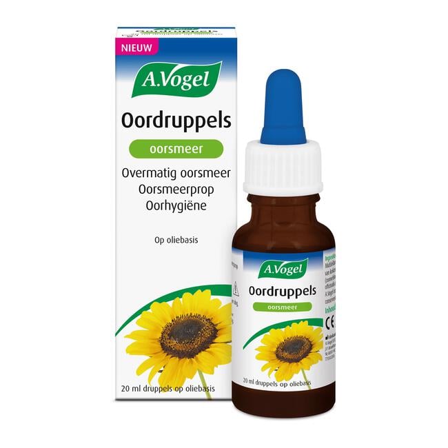 A.Vogel Oordruppels oorhygiëne Reinigt de Gehoorgang Druppels 20 ML