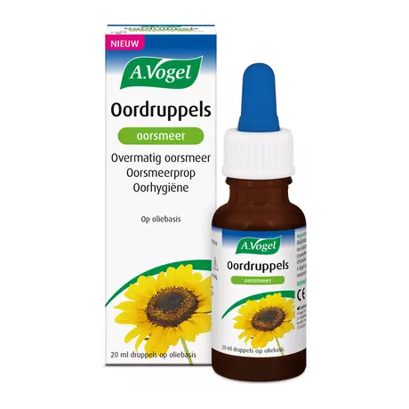 A.Vogel Oordruppels oorhygiëne Reinigt de Gehoorgang Druppels 20 ML