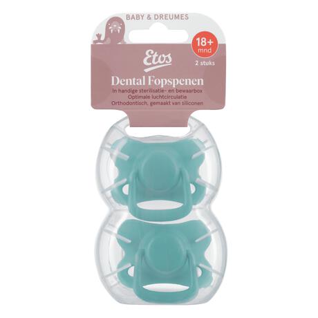 Etos Fopspenen In Steriliseerdoosje 18+ Maanden Assorti&nbsp;