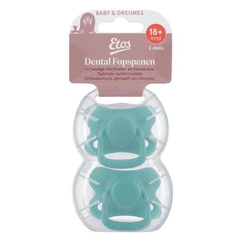 Etos Fopspenen In Steriliseerdoosje 18+ Maanden Assorti&nbsp;