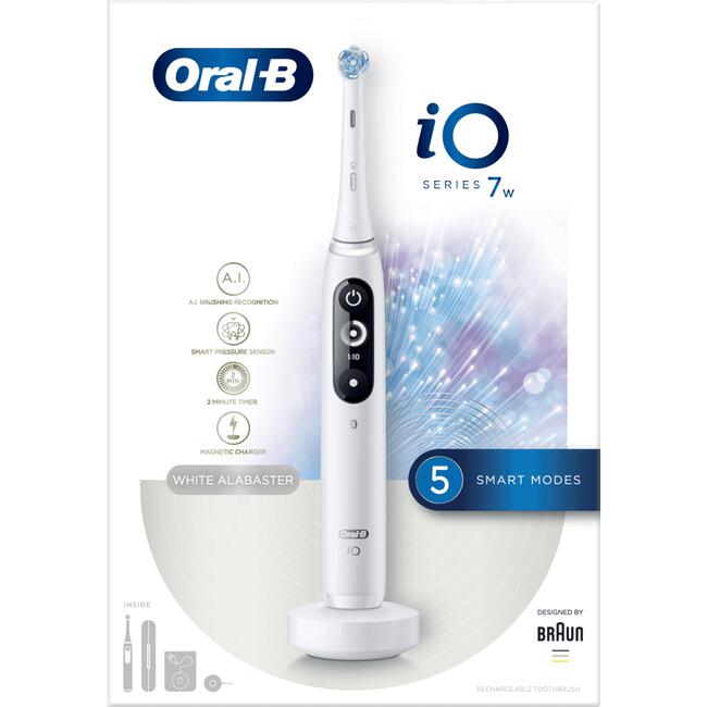 ondergoed oorsprong binden Oral-B iO 7w Elektrische Tandenborstel Wit By Braun 517 GR | Etos