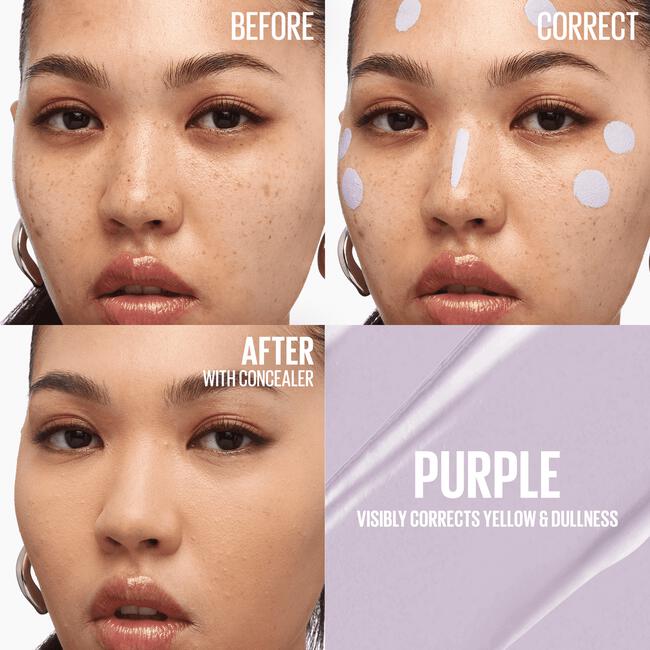 Maybelline Instant Anti Age Eraser Concealer Color Corrector Paars