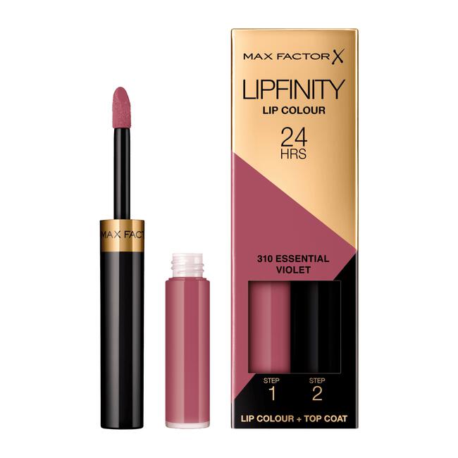 Max Factor Lipfinity Lip Colour Lipstick 310 Essential Violet