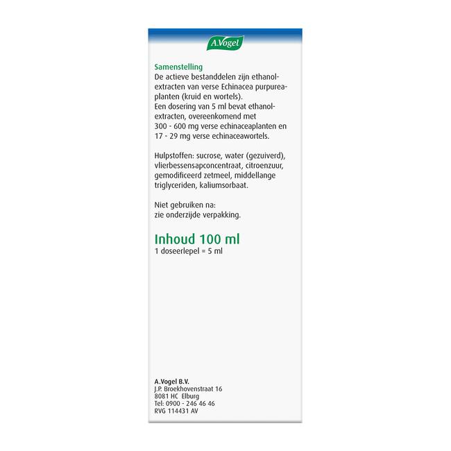 A.Vogel Echinaforce Hot Drink bij Griep en Verkoudheid Drank 100 ML