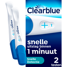 Clearblue Snelle Detectie Zwangerschapstest 2 Stuks