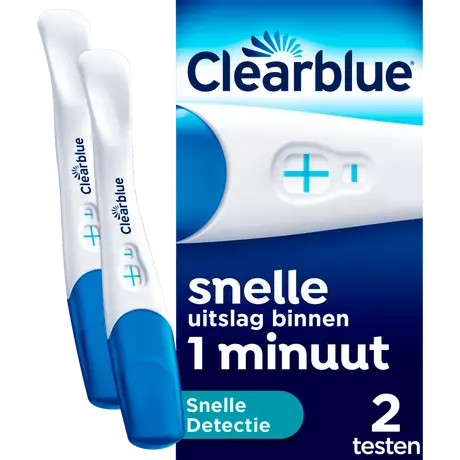 Clearblue Snelle Detectie Zwangerschapstest 2 stuks