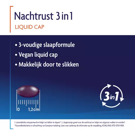 Shiepz Nachtrust 3in1 Liquid Capsules 30 stuks