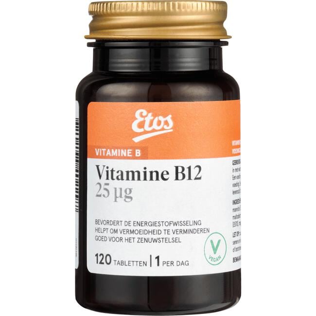 Etos Vitamine B12 25mg 120 stuks