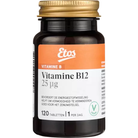 Etos Vitamine B12 25 µg Tabletten 120 stuks