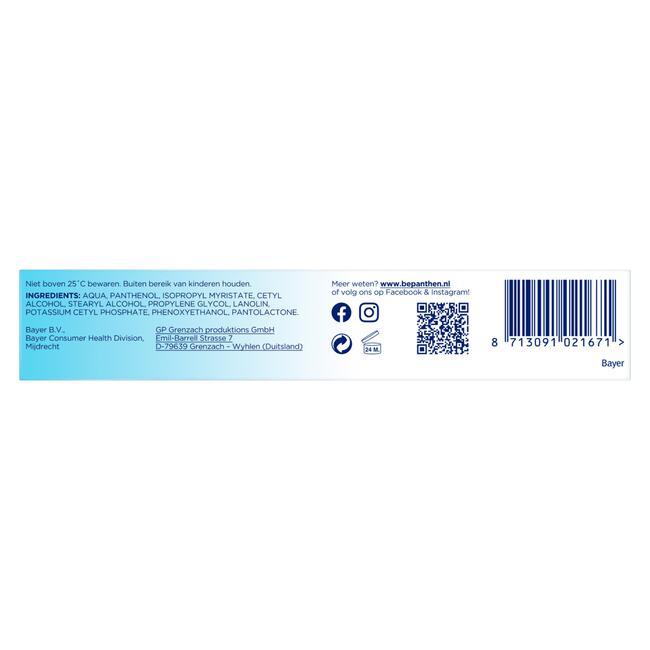Bepanthen Verzorgende Creme 30 GR
