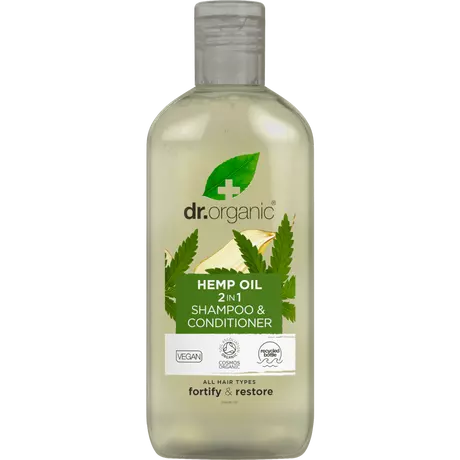 Dr. Organic Hemp Oil 2 In 1 Shampoo & Conditioner 265 ML