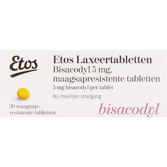 etos laxeertabletten bisacodyl 5 mg