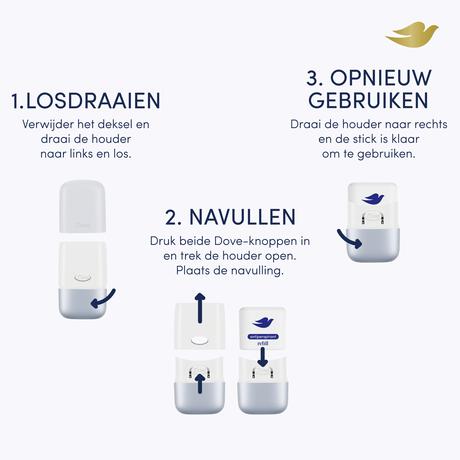 Dove Original Antiperspirant Deodorant Refill 35 ML